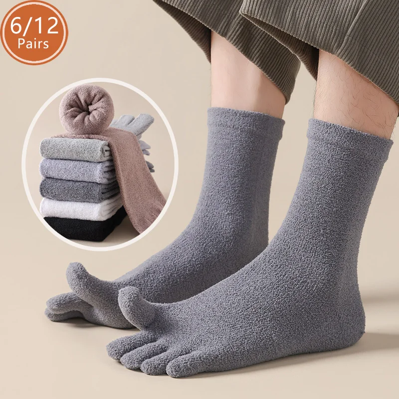 6/12 Paar dicke, thermische Ze – Toe Sock Split Bewertung und Preis