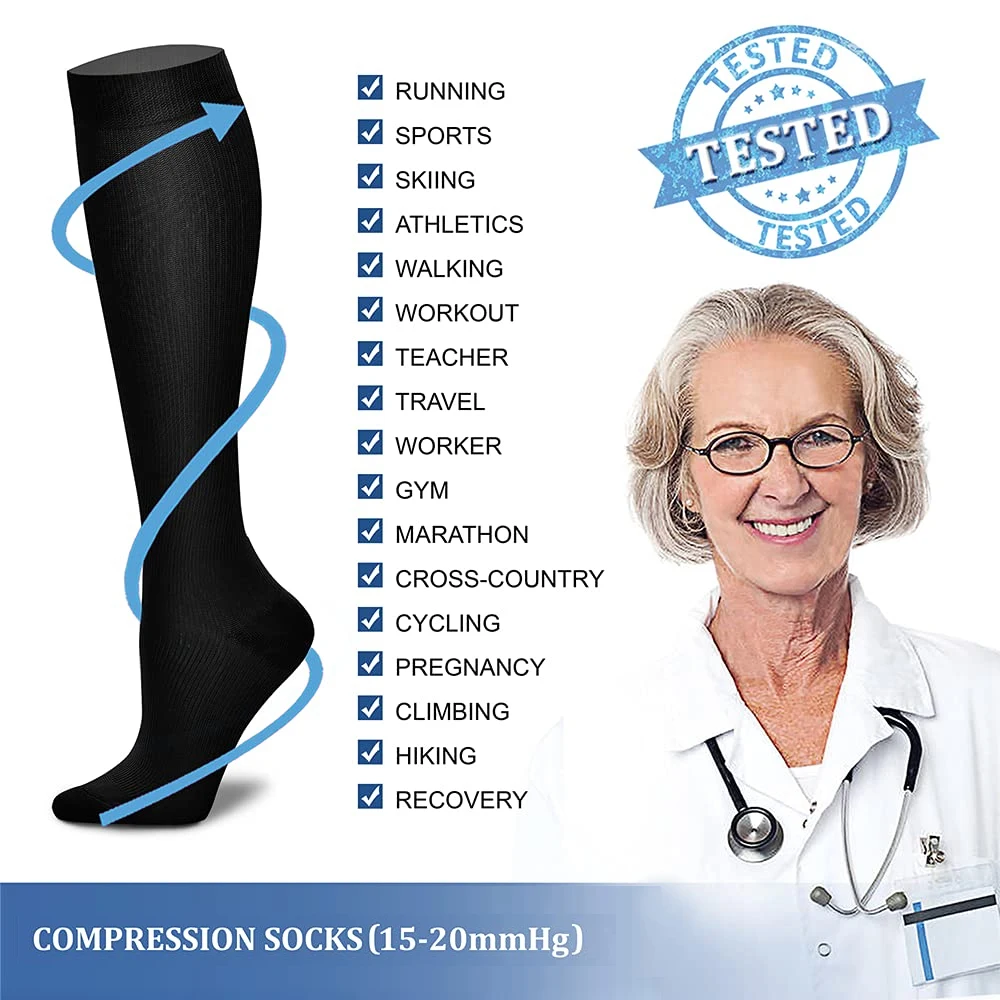 1 Paar Kompressionsstrümpfe fü – Compression Sock Medical Bewertung und Preis