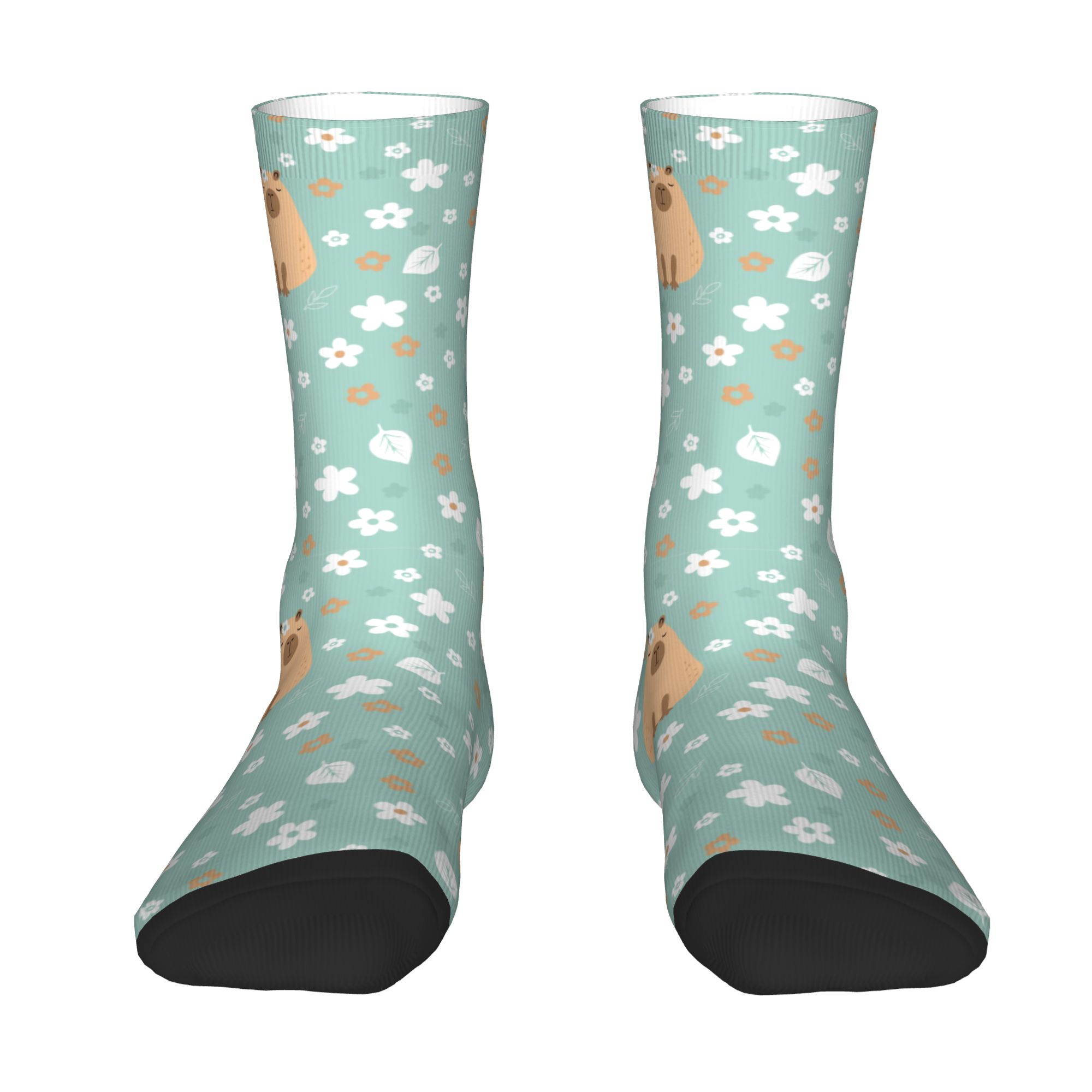 Lustige Capybara-Socken mit Bl – Dress Sock Men Bewertung und Preis