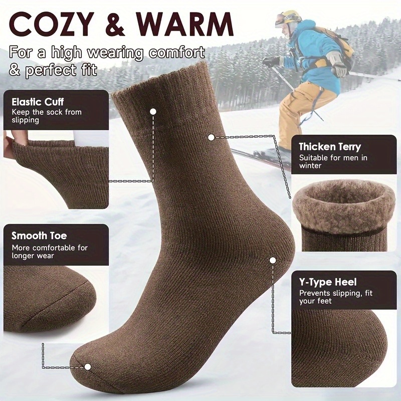 1 Paar dicke Herren-Schneesock – Thermal Sock Winter Bewertung und Preis